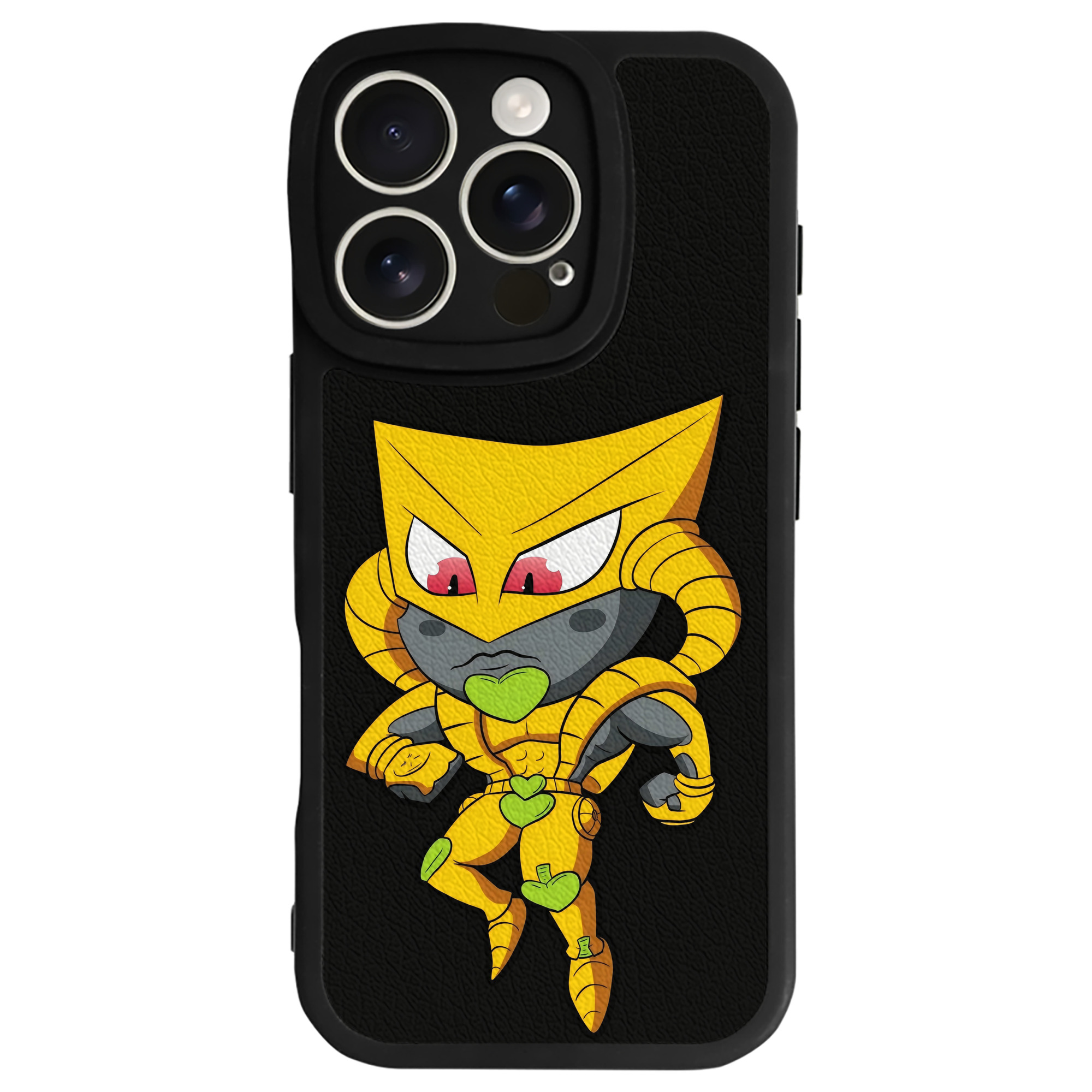 （画像用） ジョジョの奇妙な冒険 ディオ?ブランドー JoJo's Bizarre Adventure Dio Brando 【iPhone 16シリーズ対応】シリコンスマホケース（レザー調） 材質：シリコン